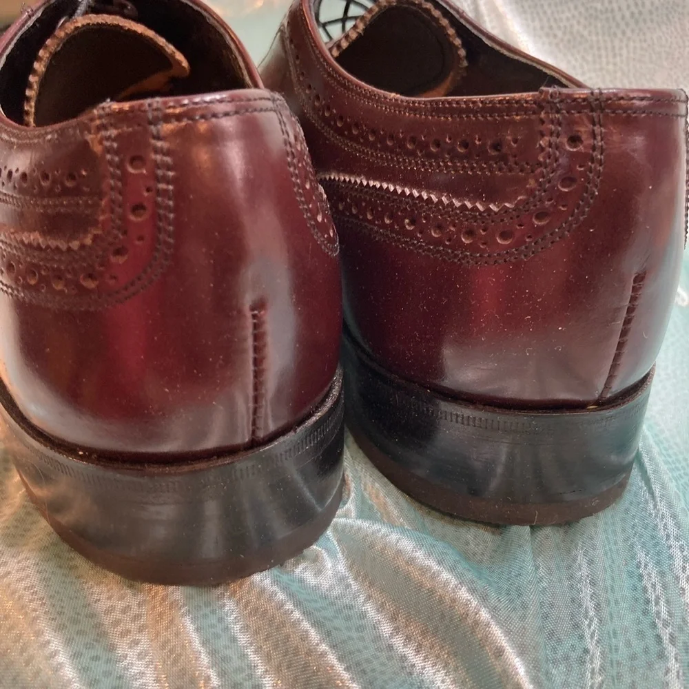 Florsheim maroon wingtip